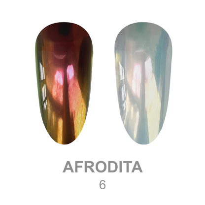 LUNAmoon 'AFRODITA' nail powder set - 6 pcs