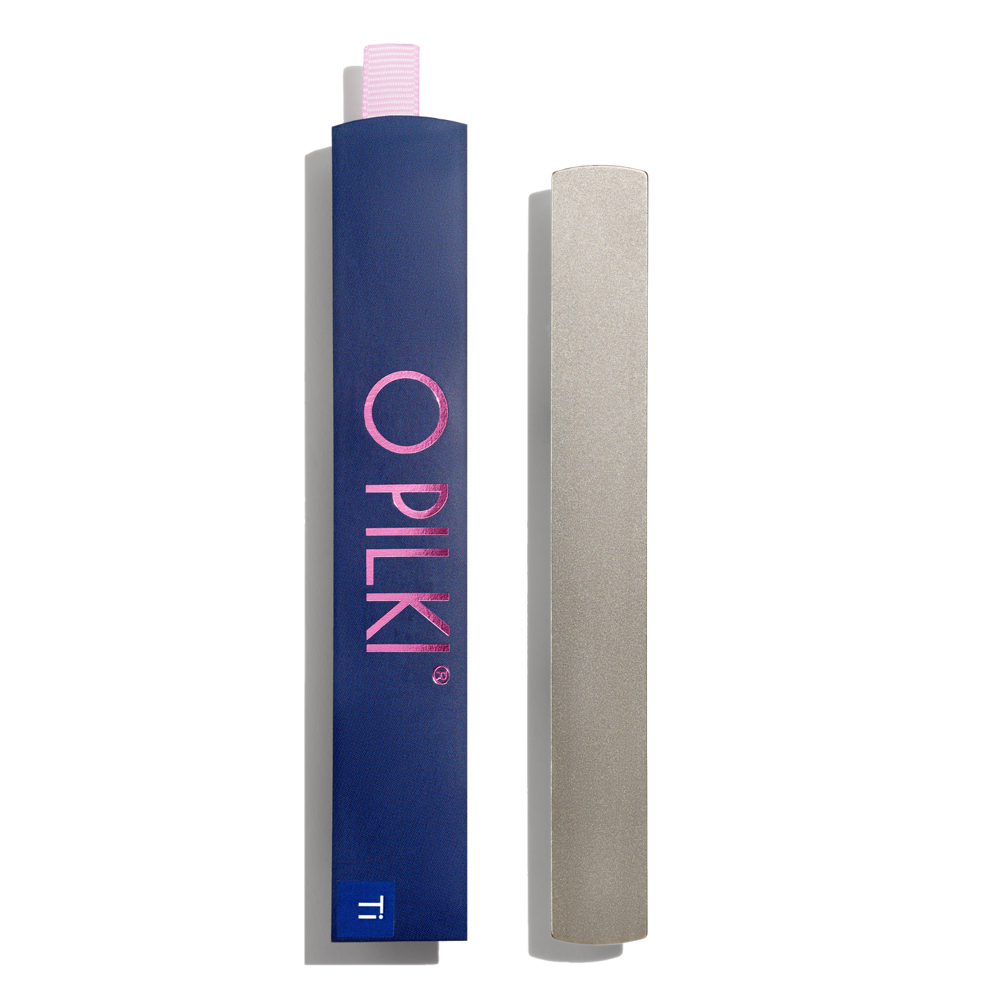 OPILKI Metal base - straight nail file (titanium)