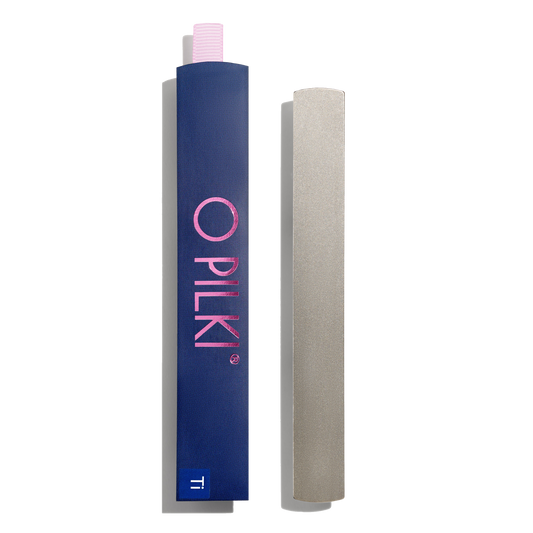 OPILKI Metal base - straight nail file (titanium)