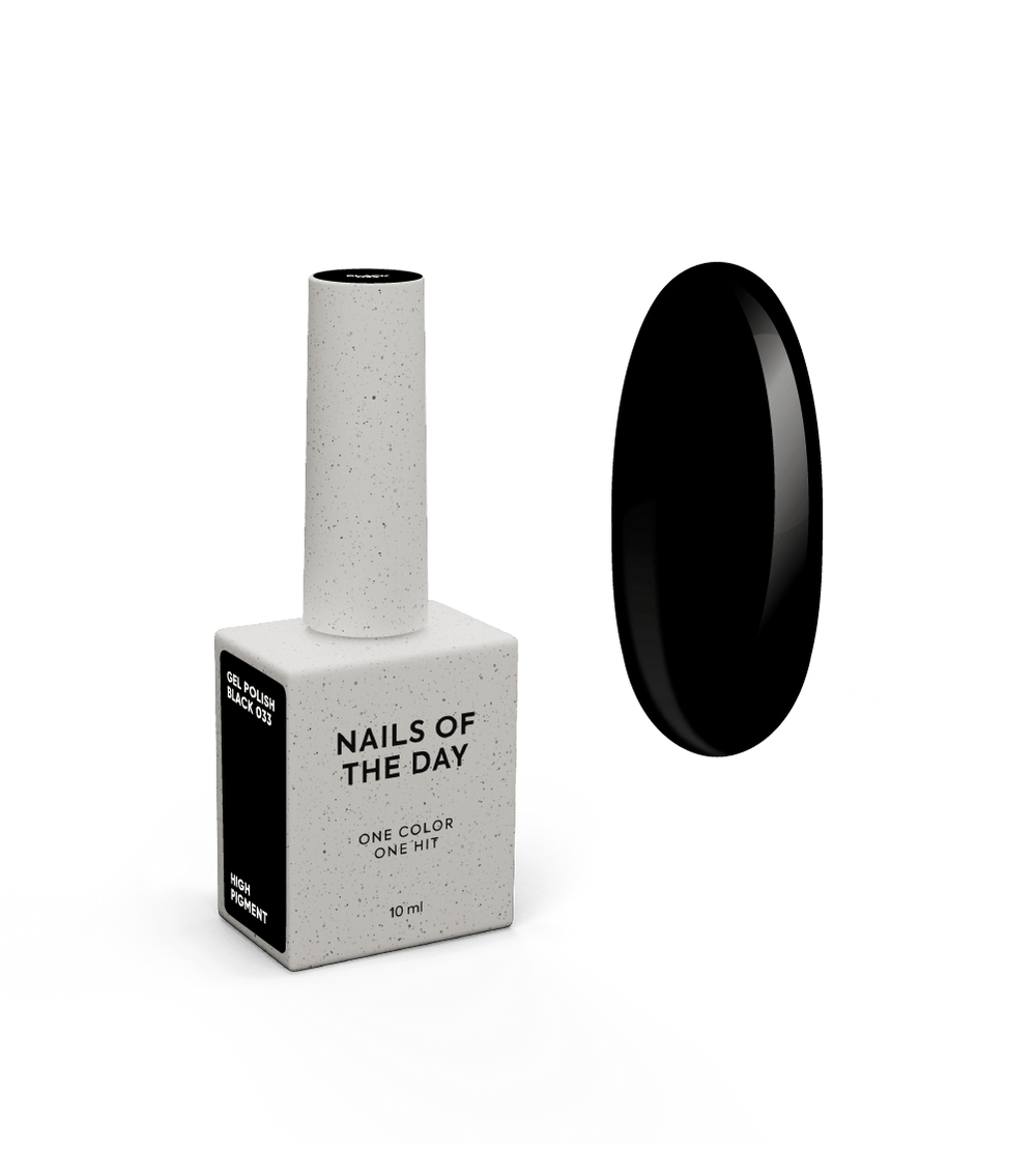 NOTD gel polish "Black" 033 - 10 ml