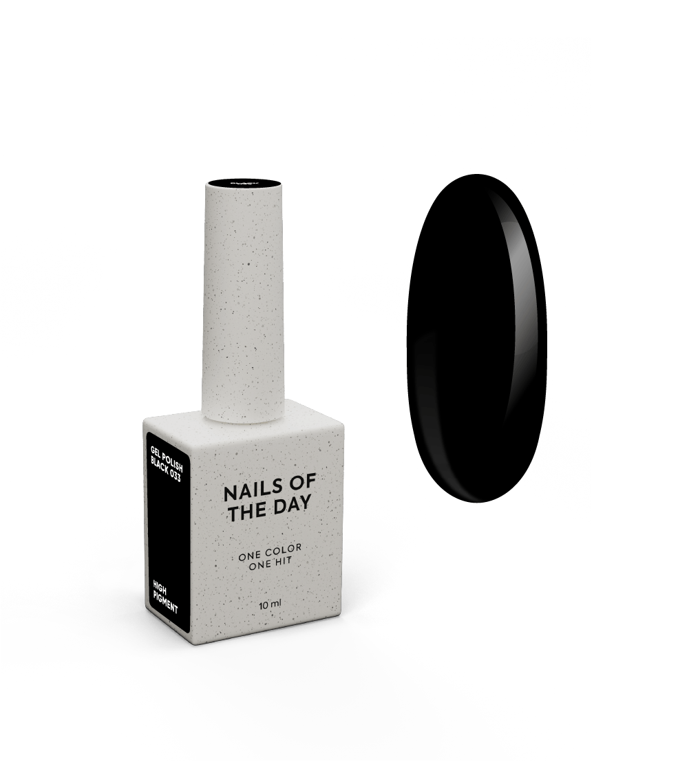 NOTD gel polish "Black" 033 - 10 ml