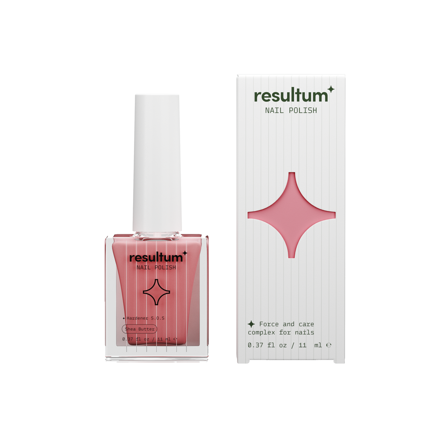 Resultum Nail polish hardener S.O.S + Shea Butter - 11 ml