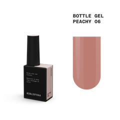 BIBLIOTEKA bottle gel PEACHY 06 - 10 ml