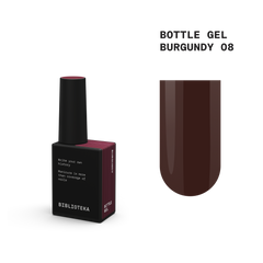 BIBLIOTEKA bottle gel BURGUNDY 08 - 10 ml
