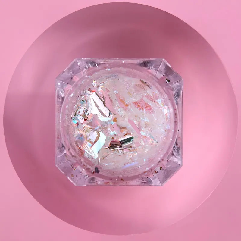 LUNAmoon 'BROKEN GLASS' dry glitter set - 6 pcs