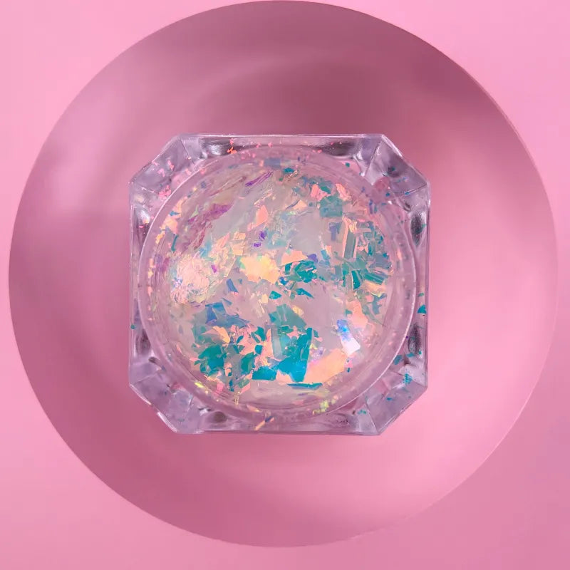 LUNAmoon 'BROKEN GLASS' dry glitter set - 6 pcs