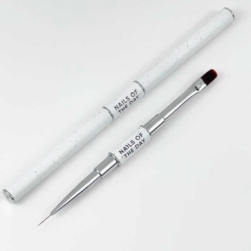 NOTD Professional brush 2 in 1: linear + oval - 11 mm