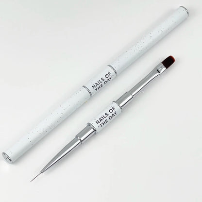 NOTD Professional brush 2 in 1: linear + oval - 11 mm
