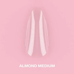 LUNAmoon Gel Tips Almond Medium  - 500 pcs