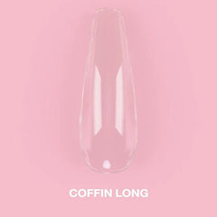 LUNAmoon Gel Tips Coffin Long   - 500 pcs