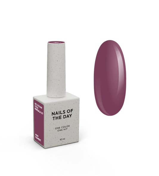 NOTD gel polish "Cold Marsala" 377 - 10 ml
