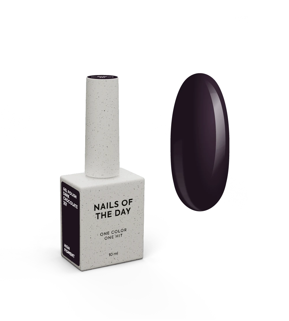 NOTD gel polish "Dark chocolate" 357 - 10 ml
