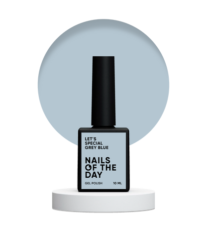 NOTD Let’s special "Grey blue" gel polish - 10 ml