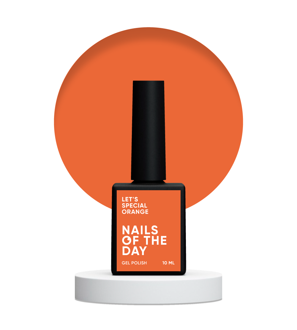 NOTD Let’s special "Orange" gel polish - 10 ml