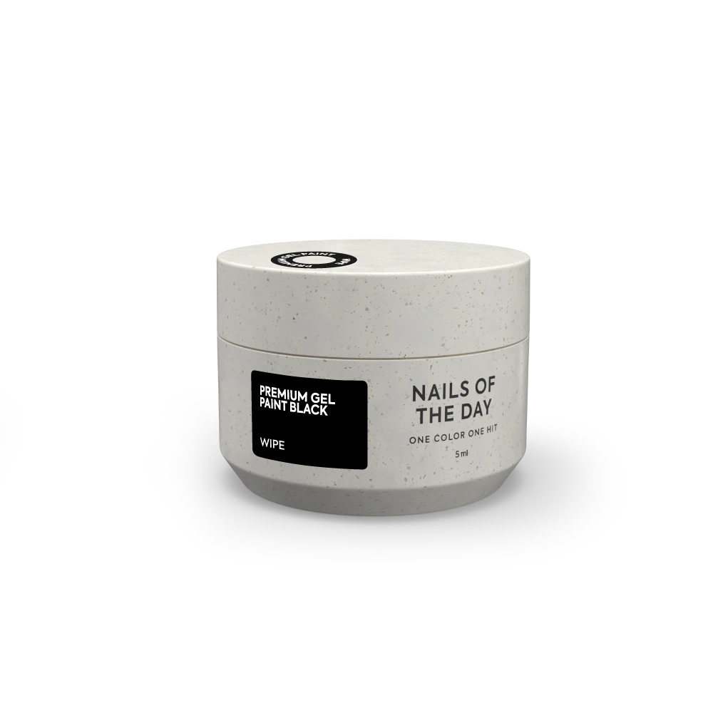 NOTD Premium gel paint black wipe - 5 ml