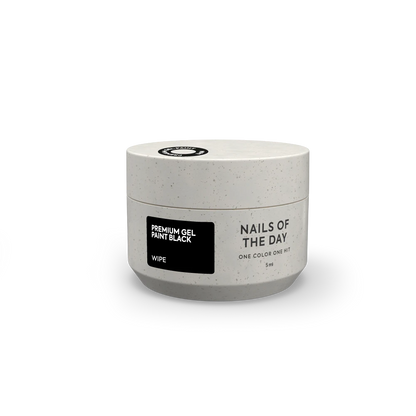 NOTD Premium gel paint black wipe - 5 ml