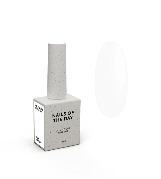 NOTD gel polish "White" 001 - 10 ml
