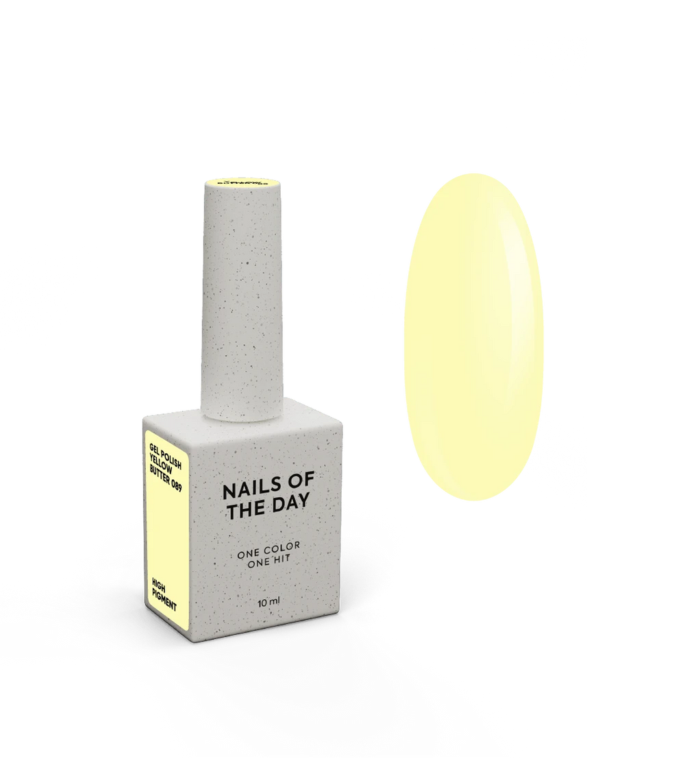 NOTD gel polish "Yellow Butter" 089 - 10 ml