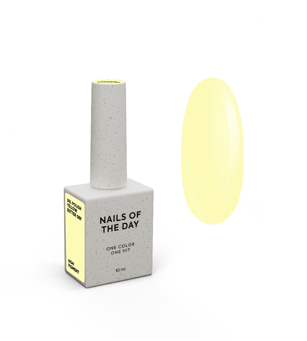 NOTD gel polish "Yellow Butter" 089 - 10 ml